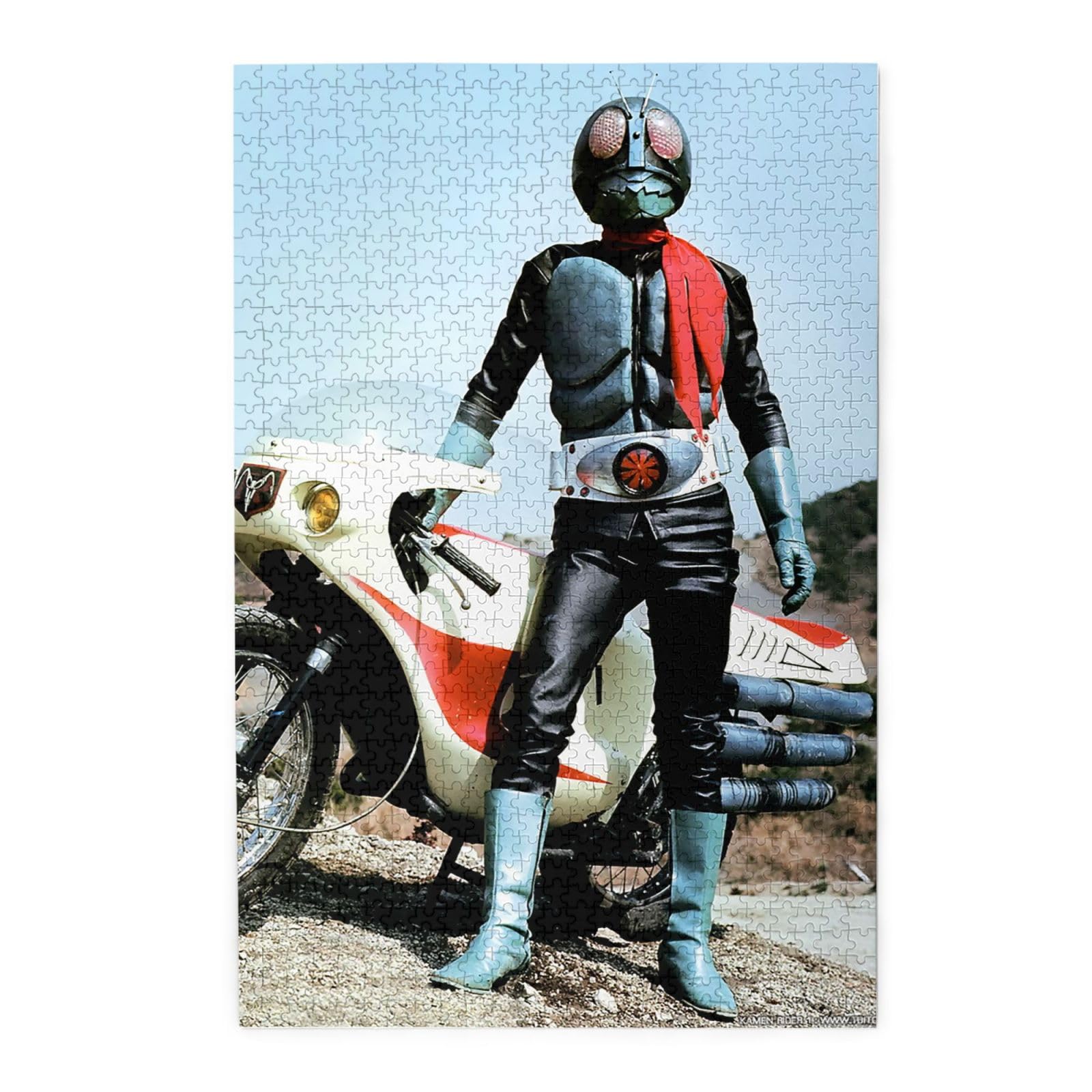Amazon.co.jp: 1000ピース ジグソーパズル 仮面ライダー1号 木製 50