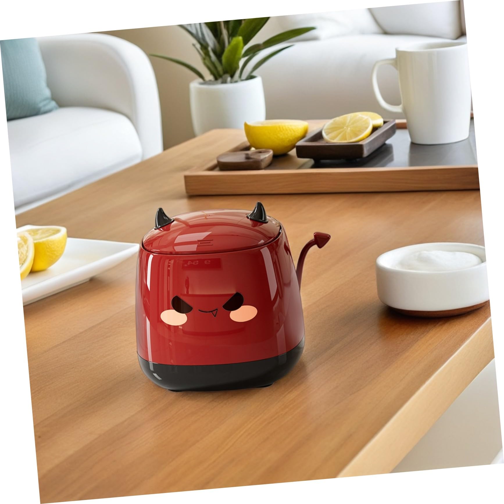Toyvian Mini Schreibtisch Mülleimer Mit Deckel Klein Für Arbeitsplatte Winziger Abfalleimer Für Arbeitsplatte Niedlicher Schreibtisch Mülleimer Mini Abfallkorb