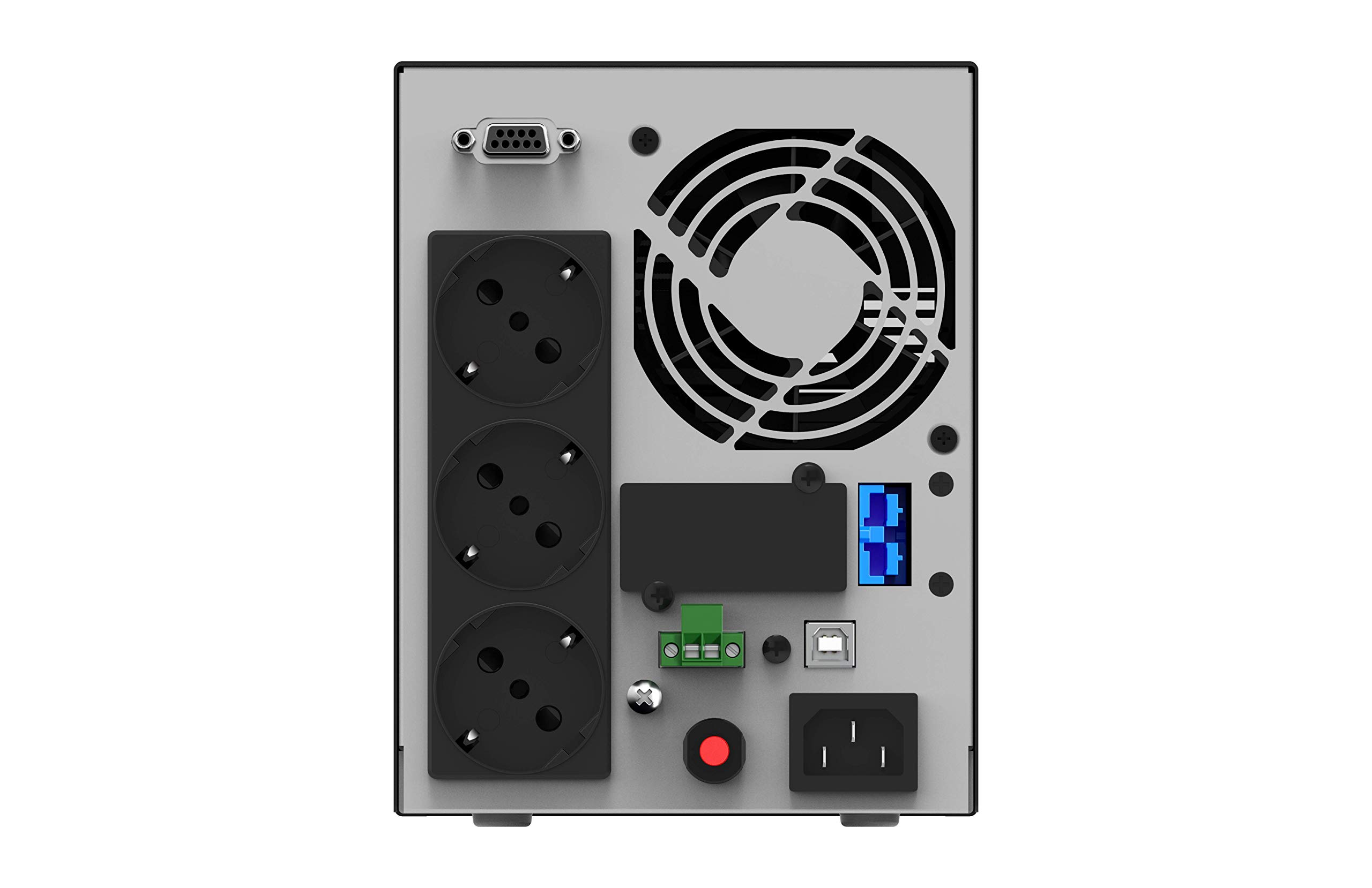 Phasak PH 9210 - Sistema de alimentación ininterrumpida (1000 VA, LCD, USB, SNMP, RJ45, RS-232)