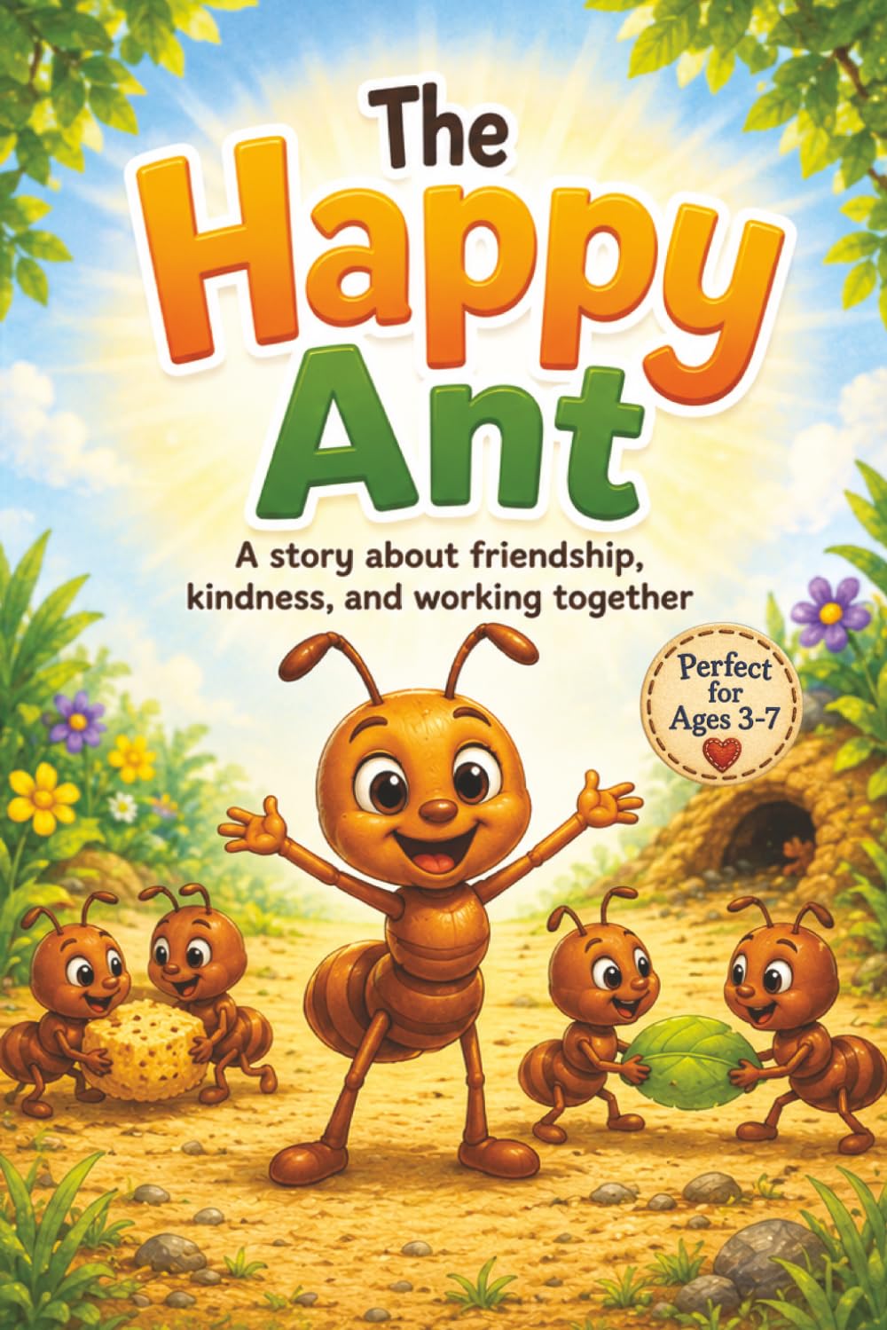 The Happy Ant: A story about friendship, kindness, and working together (Happy Ant Adventure Stories)