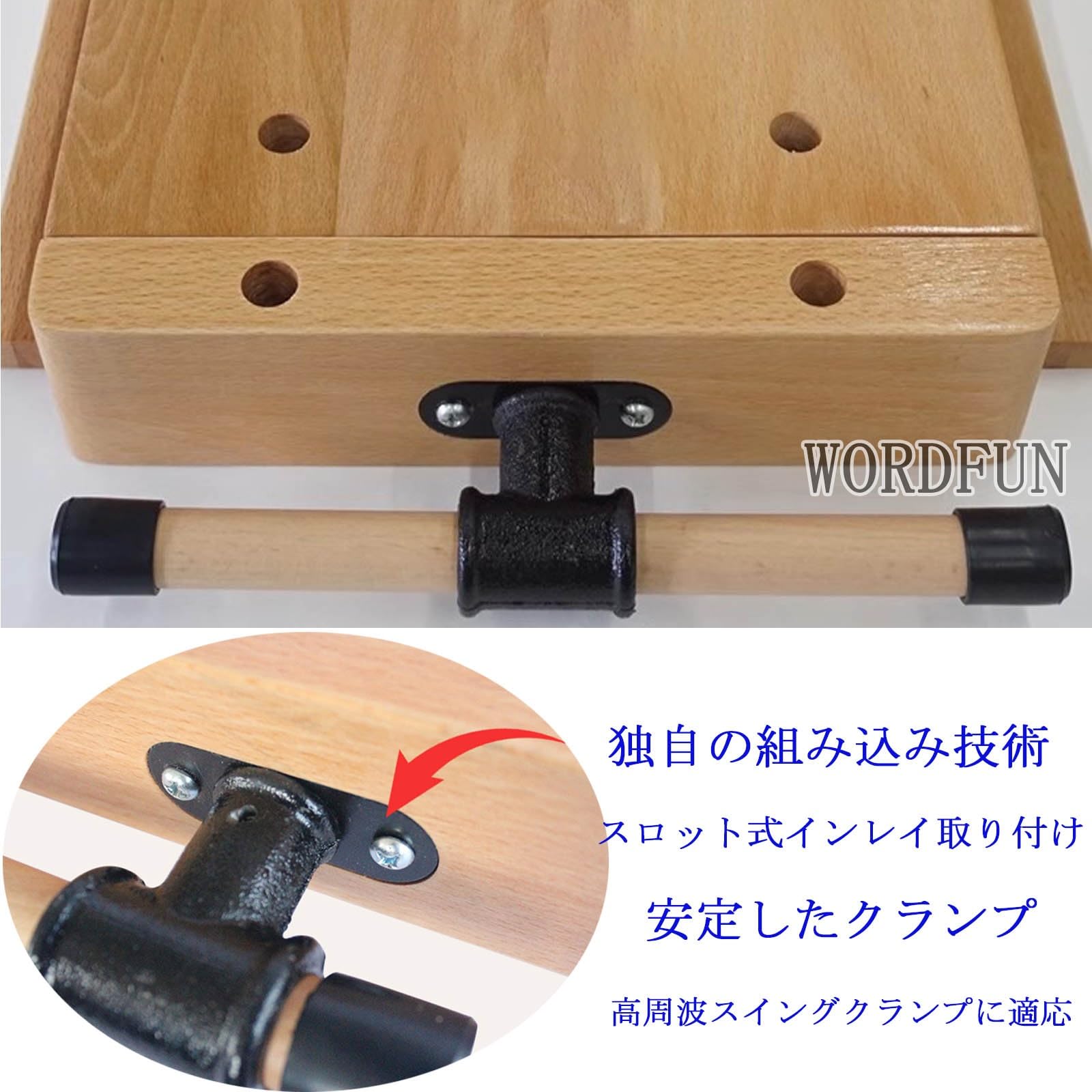 Amazon.co.jp: 木製作業台 万力 工具 固定 ポータブル作業台 工芸用 
