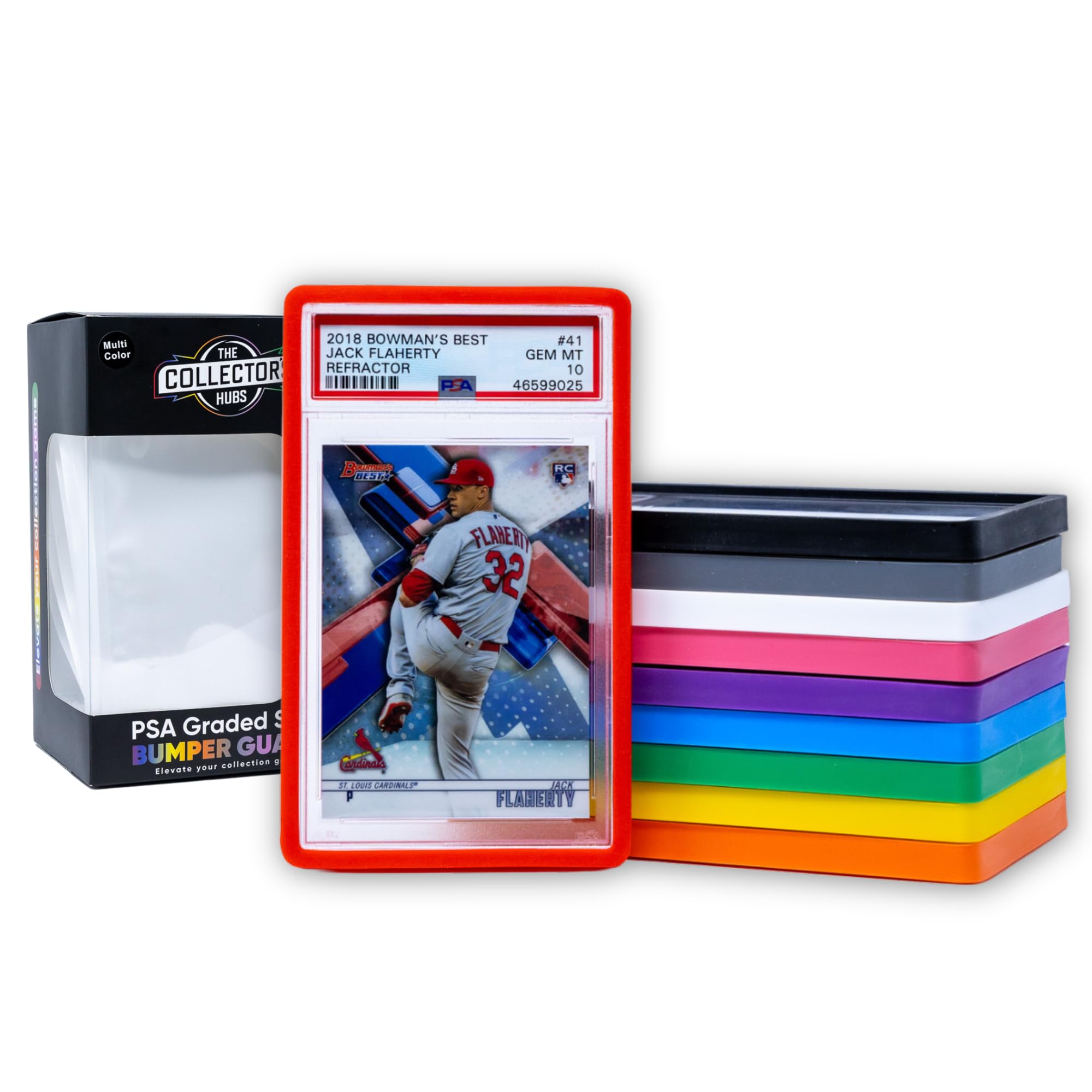 10 PSA Slab Guards Impact-Resistant Protection System for PSA Graded Cards Engineered Shock-Absorbing PSA Slab Protector Multicolor PSA