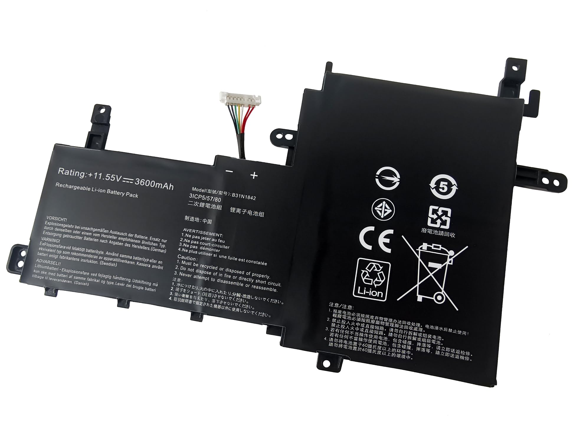 B31N1842 C31N1842 Batería para ASUS Vivobook 15 K513E K513EAN X513EA X513E X513UA, Vivobook S15 V5050E V5050EA V5050EA1135 S5500F S5500FL V531 V531FA V531FL S531FL