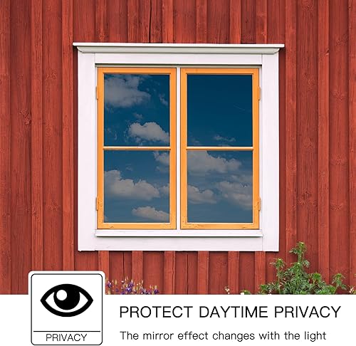 Miniatura 6 de Película de privacidad unidireccional para ventana, bloqueo solar, anti UV, película de tinte para ventana, control de calor, espejo diurno, no