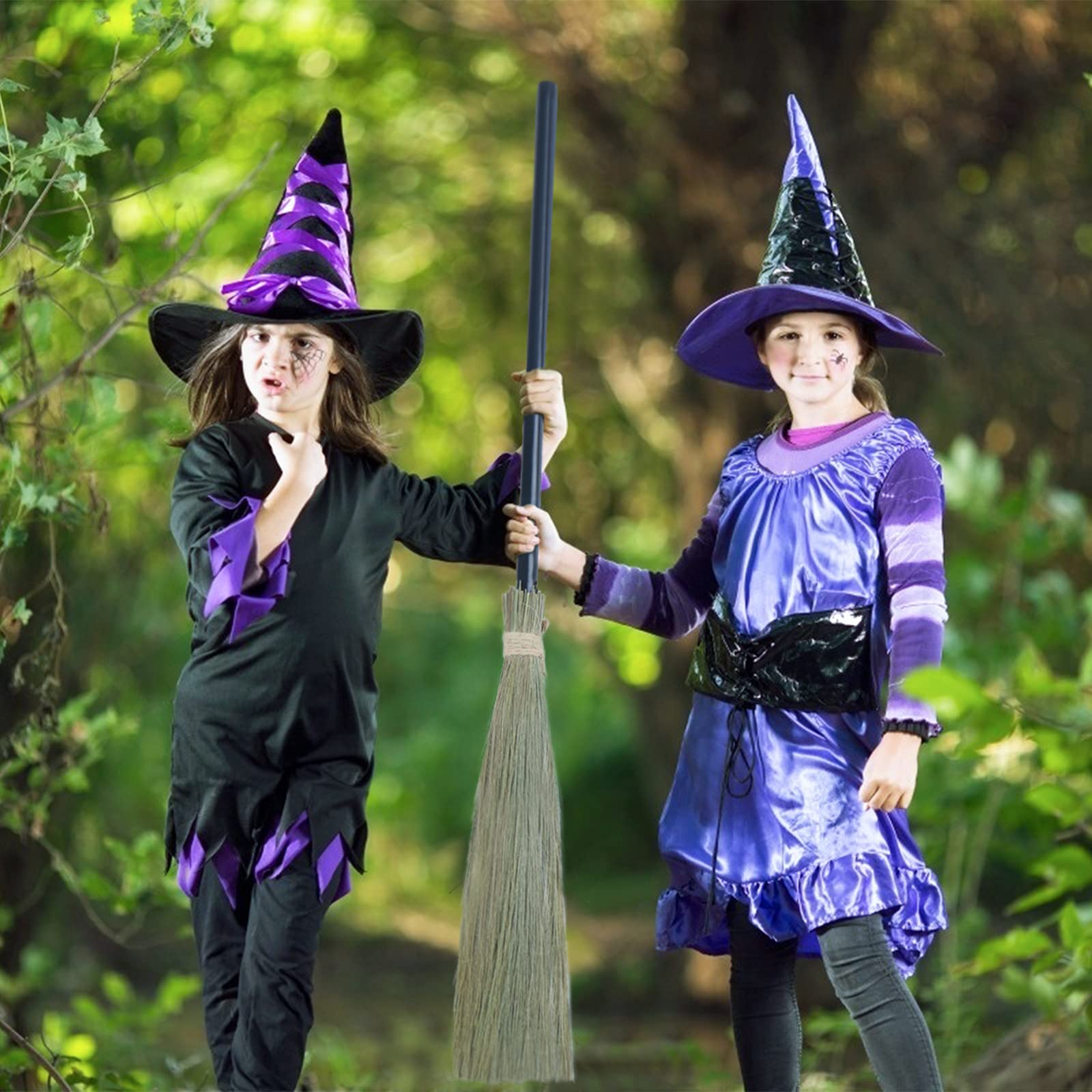 Amazon.co.jp: OBANGONG ハロウィン魔女ほうき小道具 リアルな魔女のほうきコスプレ用小道具 格納式 魔法使い 飛ぶほうき ハロウィン  コスプレ記念品 デコレーション 子供と大人用 : おもちゃ DECHOUS ほうき 魔女 コスチューム 小さなほうき リアル 魔法使い 飛ぶほうき  ..., image size:1600x1600