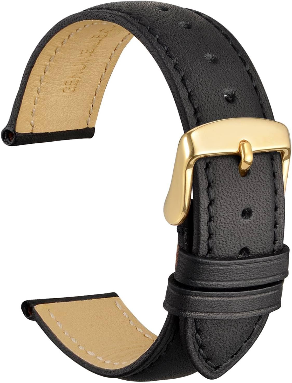 WOCCI Watch Band 14mm 16mm 18mm 19mm 20mm 21mm 22mm 23mm 24mm - Vintage Leather Watch Strap,Choice of Color and Width