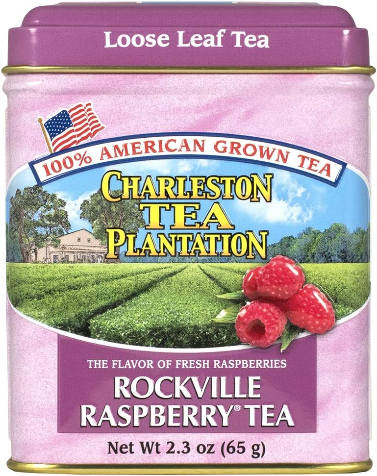 Charleston Tea Plantation American Classic Loose Tea, Rockville Raspberry, 2.3 Ounce (SYNCHKG035125)