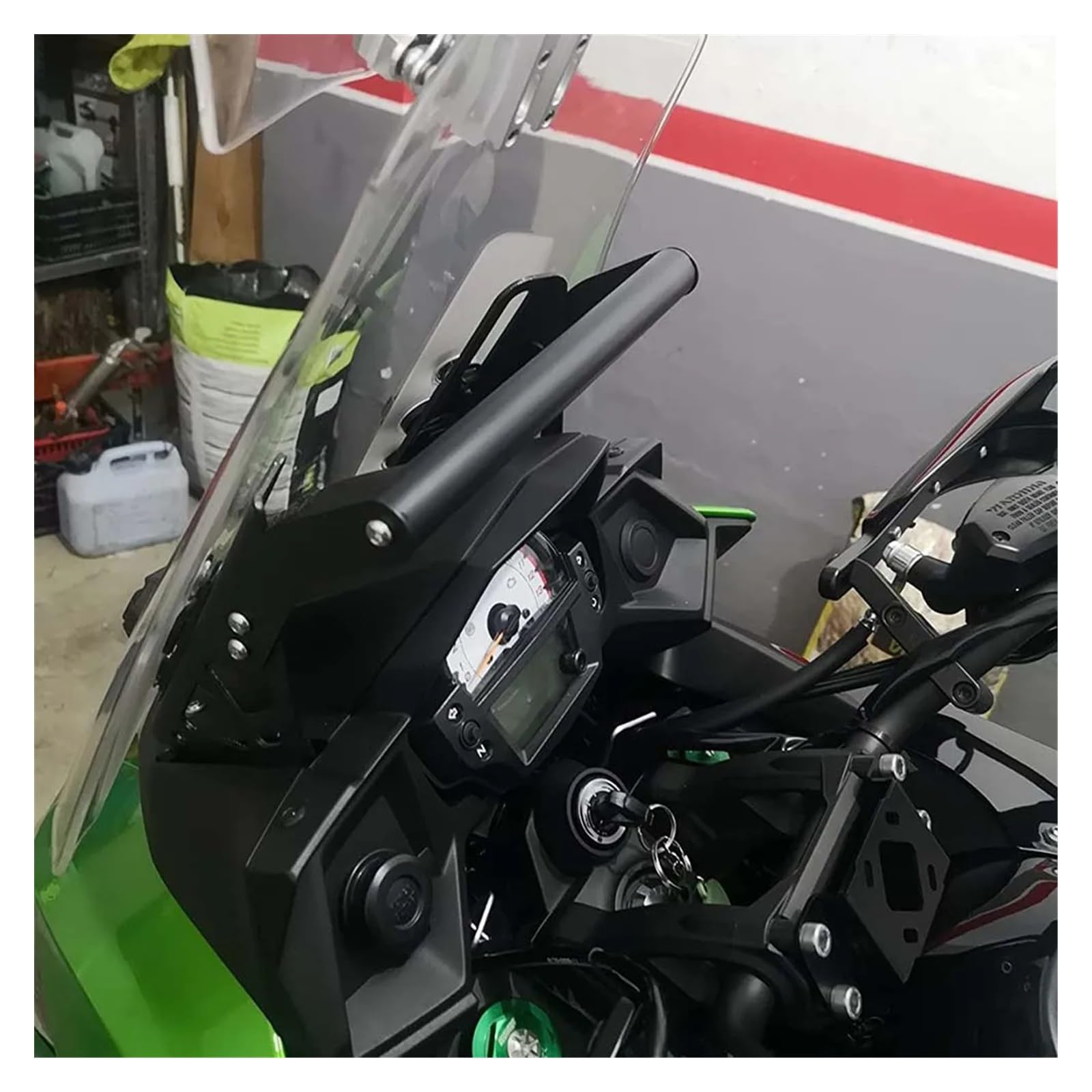 Motocicleta GPS Soporte Soporte Teléfono Soporte Soporte Navegación GPS para Kawasaki para Versys 650 para KLE650 2011 2012 2013 2014 2015 2016 2017 2018 2019 2020 2021 GPS Navegación Soporte