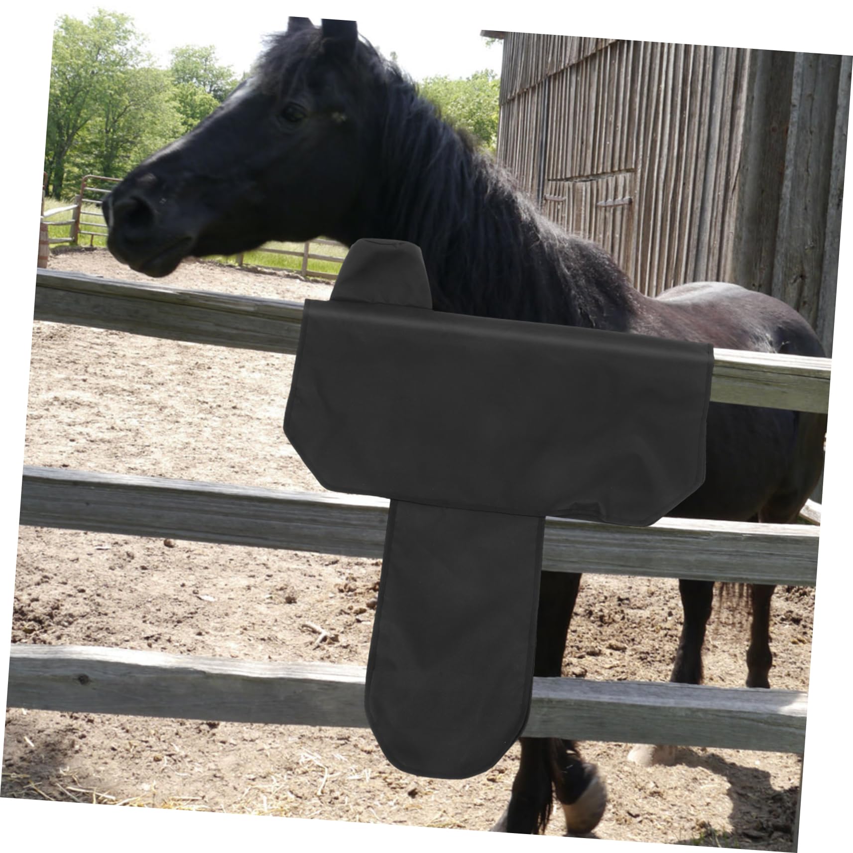 Funda Protectora para Protección Cómoda para Silla de Montar de Caballo Occidental Tela Oxford 600d Diseño Estilizado y Ajuste