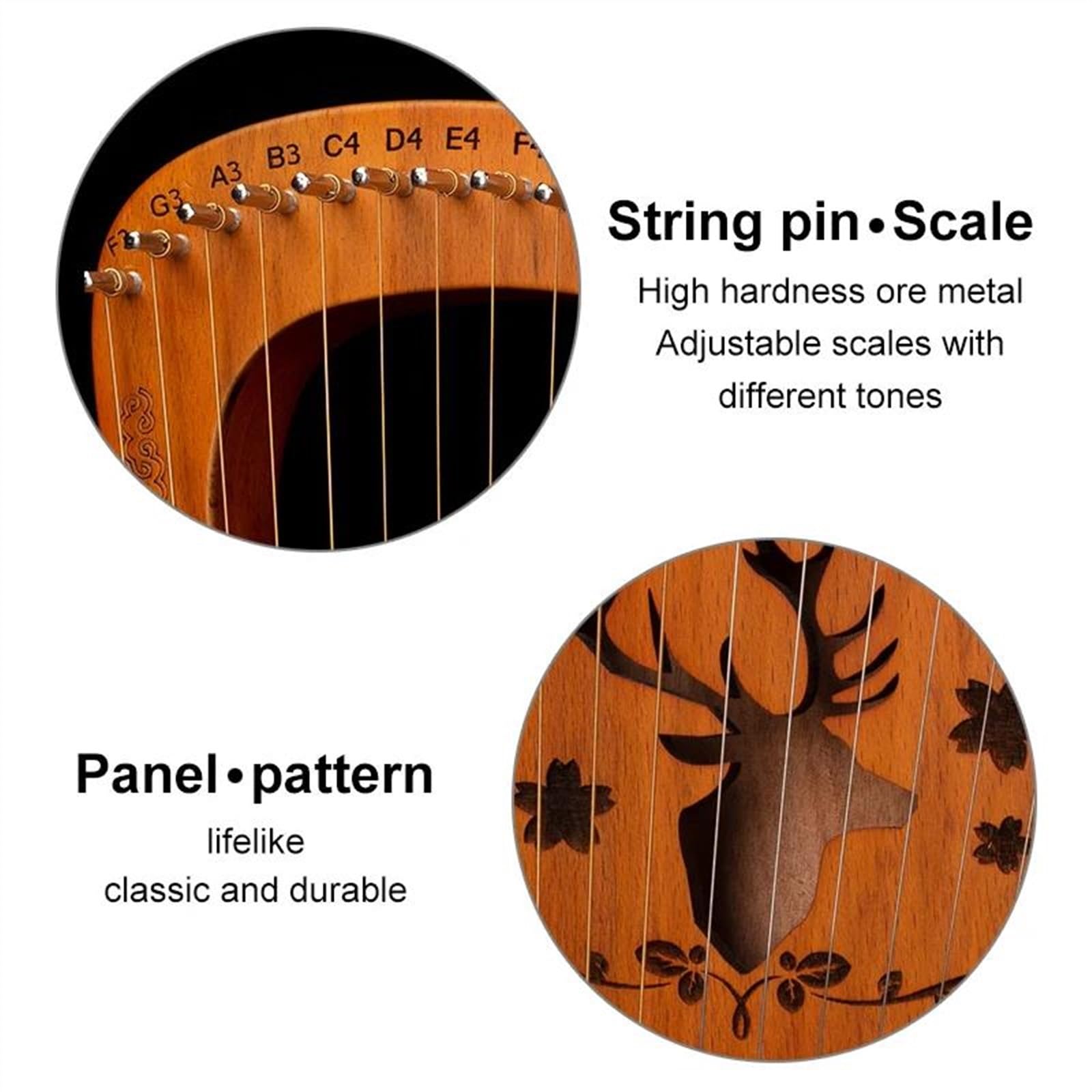 【希少＊美品】ゴシックハープ 19弦_送料込み sddefault.jpg?sqp=-