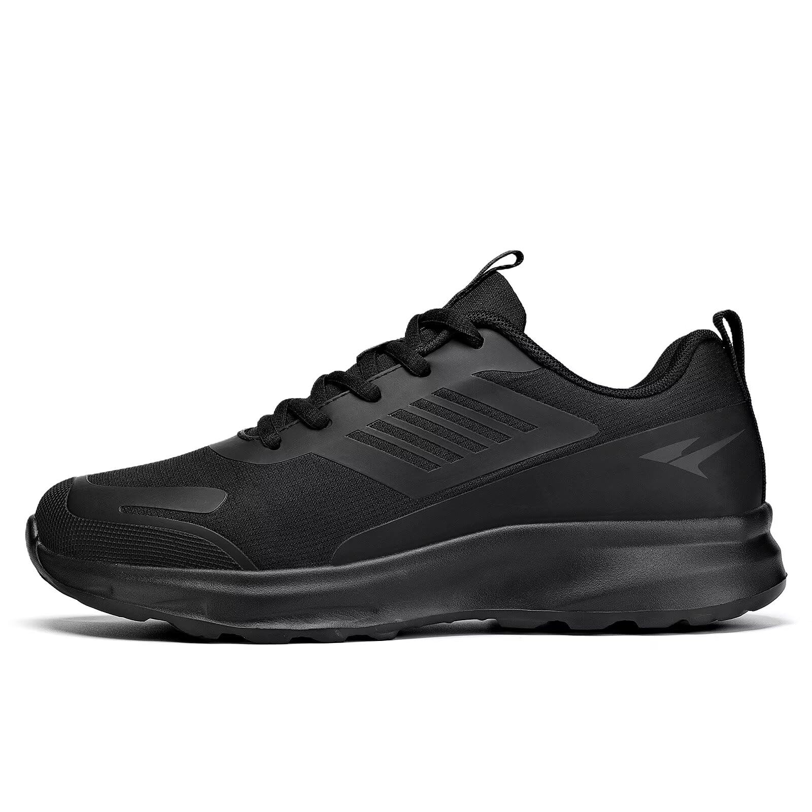 Mens Trail Running Shoes Fashion Walking Hiking Non Slip Sneakers Tennis Cross Training Outdoor Casual Workout Zapatillas All Black 11