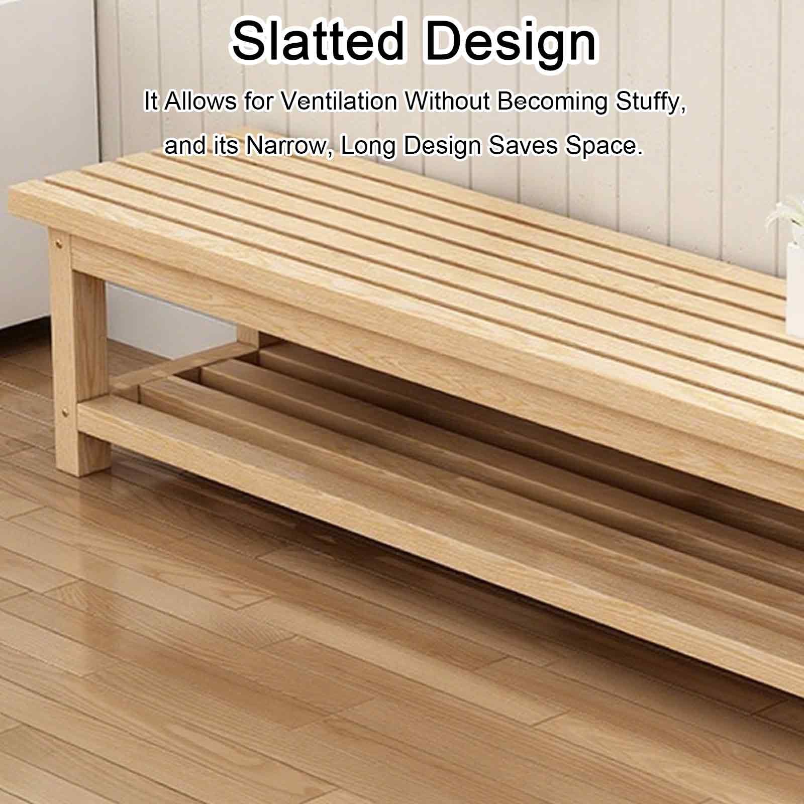 Banc de Jardin en Bois 2 Places avec Rangement, résistant aux intempéries, supportant jusqu'à 300 kg, idéal pour Balcon, terrasse et Parc.