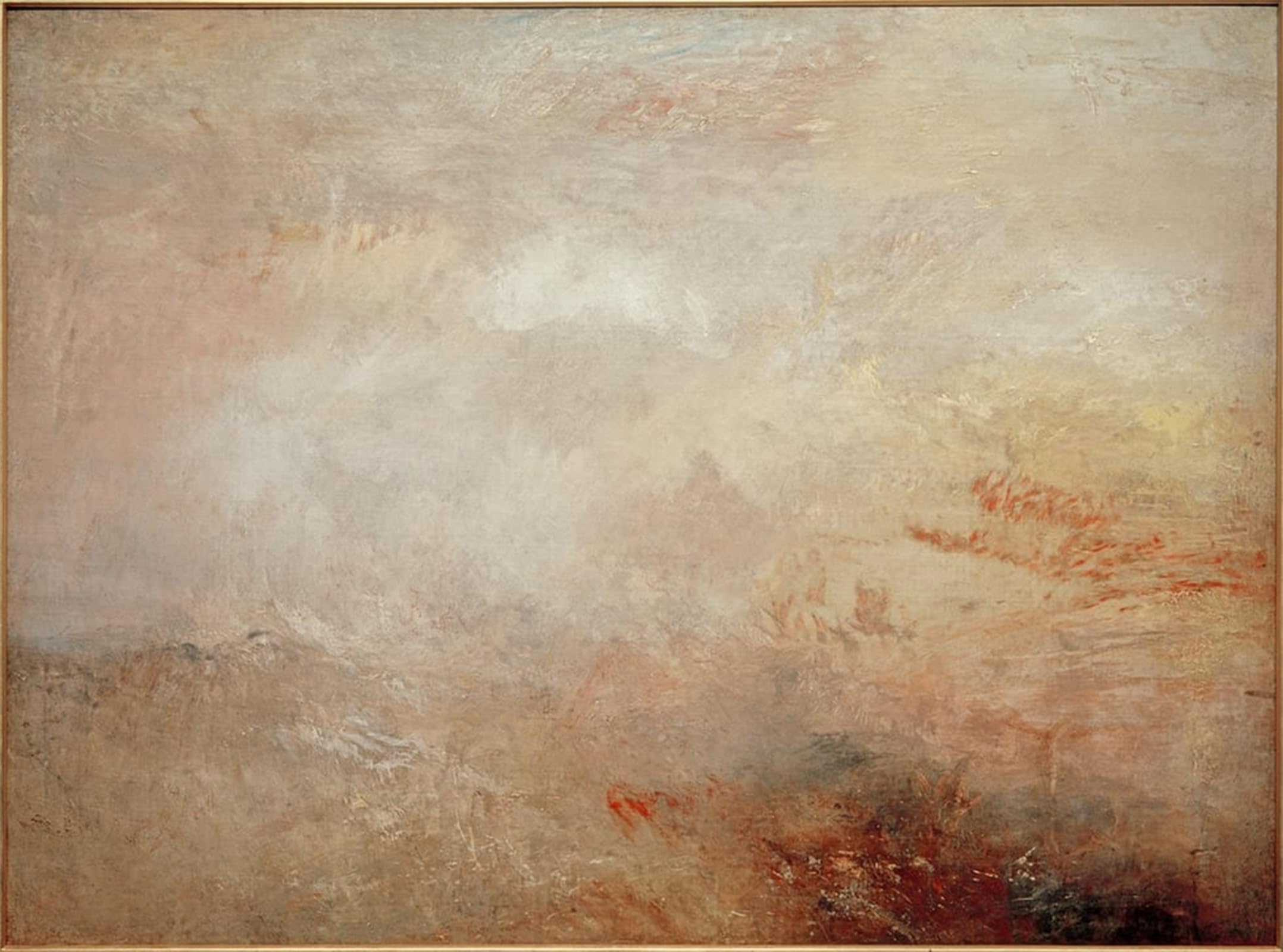 Tableau Impressions d'art Mural Mer orageuse Turner pour sublimer un mur blanc - 5