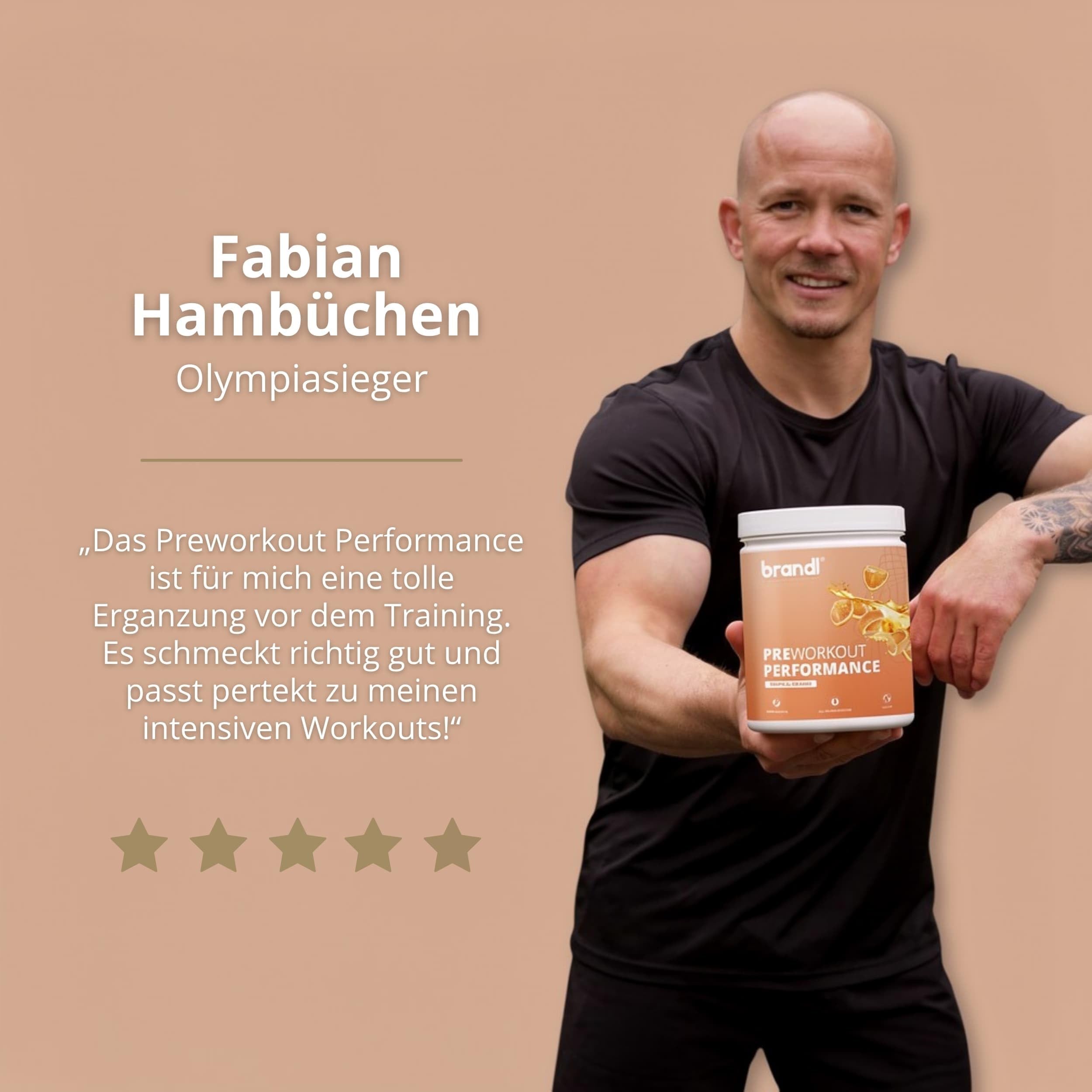 Pre Workout Booster/Shake, Vitamin B6, l-Citrullin, Arginin & DL-Malat, für Gym, Workout und Performance, flavour pulver tropical orange, unabhängig laborgeprüft – Stufe 1 – XL 500g ohne Koffein