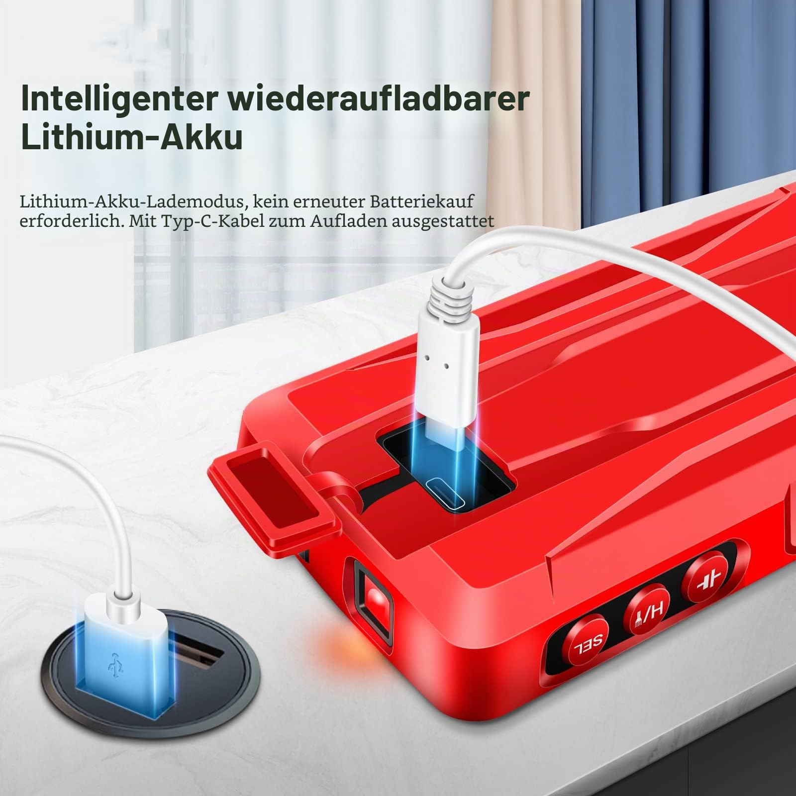 Irfora 681 6000 Counts Digital Multimeter Smart Anti-Burn Wiederaufladbares Universalmessgerät NCV Tester 5 Zoll großes LCD mit hintergrundbeleuchteter Taschenlampe für Spannung, Strom, Widerstand,