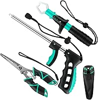 Vista 8 de mouhike Kit de herramientas de pesca, alicates de pesca, pinza de labios de pescado, removedor de anzuelos de pesca, báscula digital de pesca