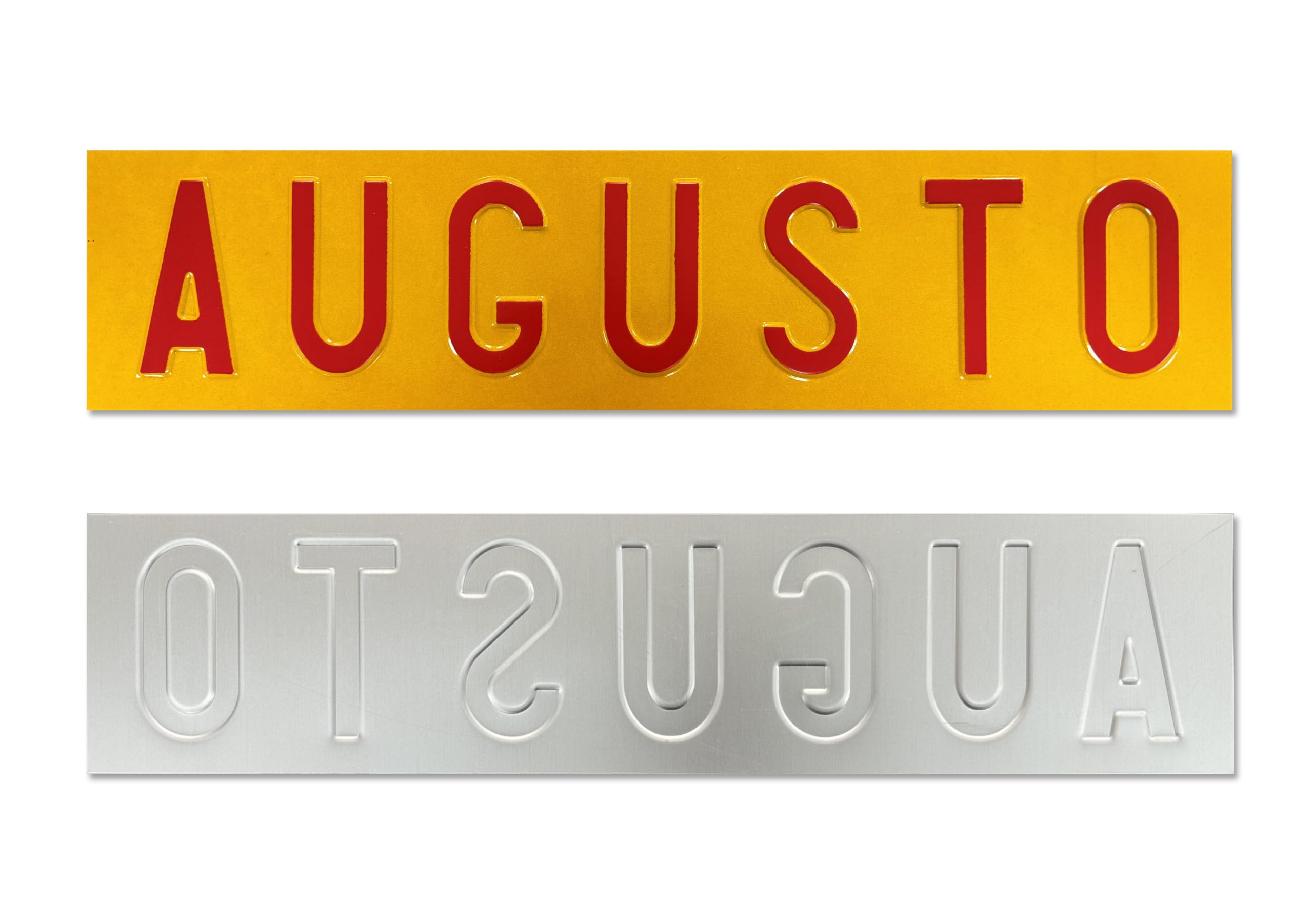 Targa Rimorchio Gialla Rifrangente A Rilievo Per Carrelli, Rimorchi, Roulotte, Portabici, Carrelli Appendice E Rimorchi Agricoli