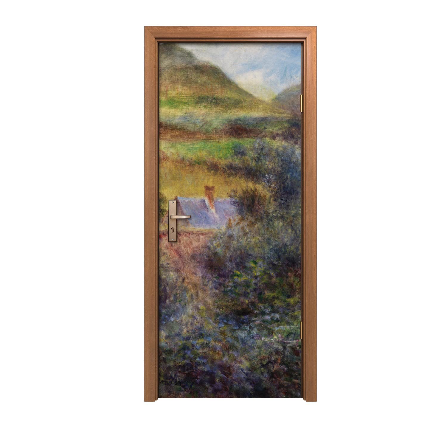 Autocollant de porte Coloray pour créer une ambiance nature et cocooning dans votre salon