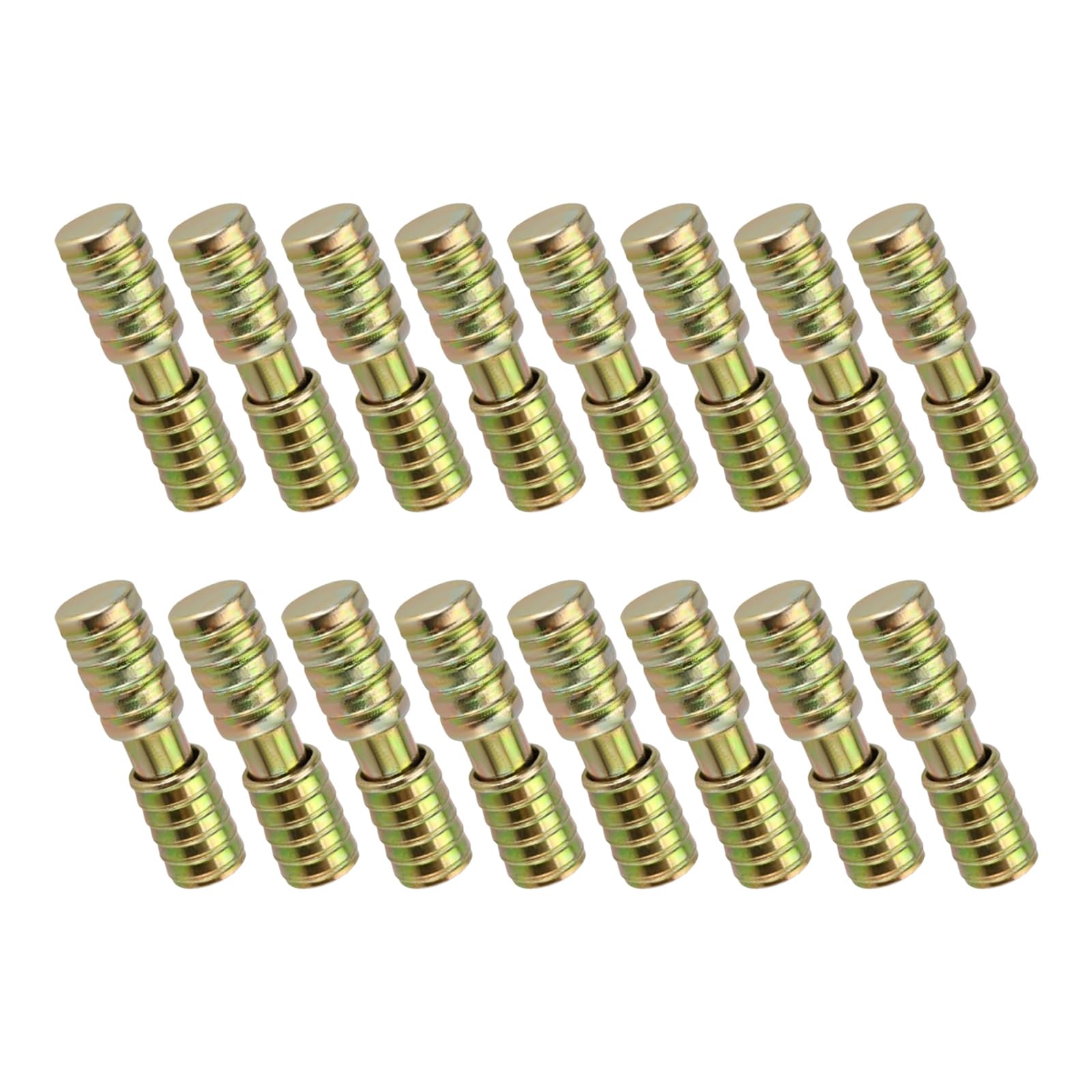 ZenithQuest 16 Pairs Carbon Steel Alignment Dowel Pins for 8mm Holes