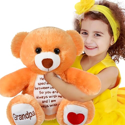 Miniatura 2 de Liliful Osos de condolencia para niños y niñas, oso conmemorativo de la pérdida del abuelo, animales de peluche de duelo, regalo de recuerdo del