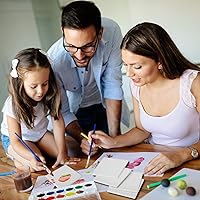 Vista 7 de Colovis 12 Pack Ceramic Tile for Crafts Coasters, 4 Inches Square Unglazed Blank Ceramic Costers with Cork Backing Pads for Acrylic Pouring, DIY