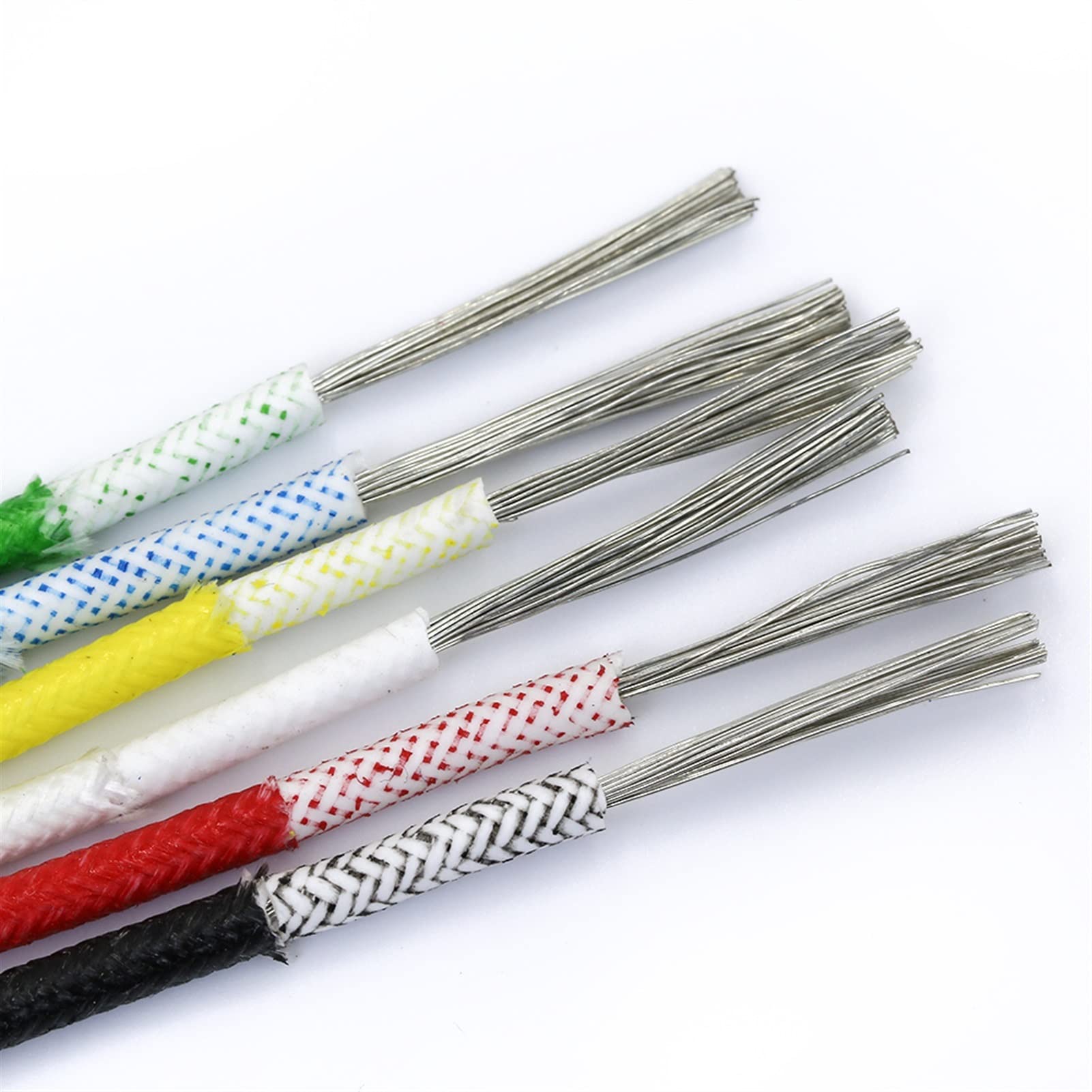 Cable trenzado de silicona rojo de 10 metros, resistente al calor, for aplicaciones versátiles Calefactor