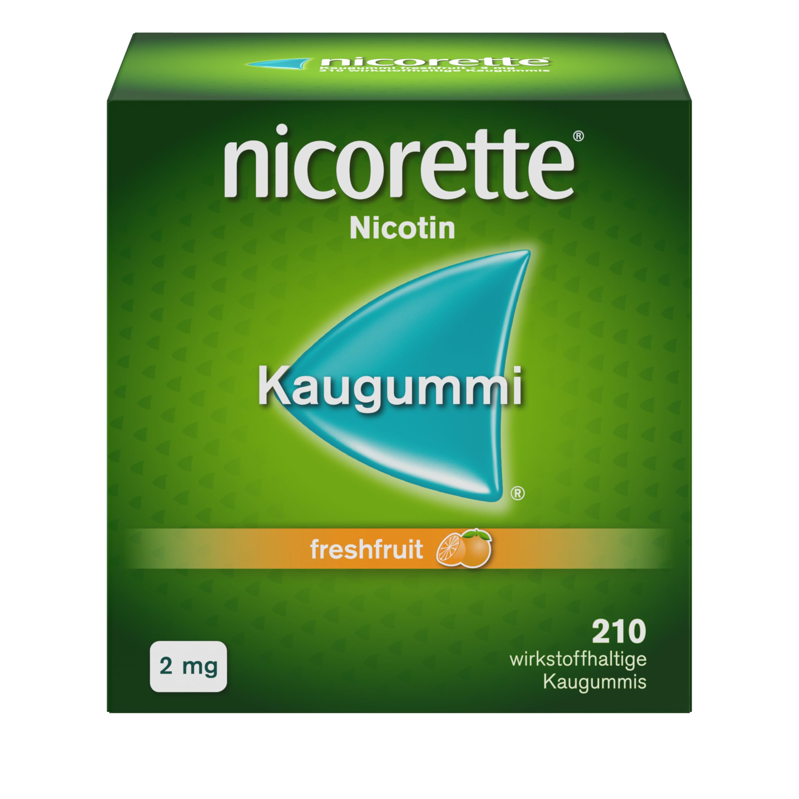 nicorette 2 mg Nikotinkaugummi freshfruit zum Rauchen aufhören – 2x210 St. | nicorette® Kaugummi lindert Entzugssymptome wie Rauchverlangen, innere Unruhe und gesteigerten Appetit