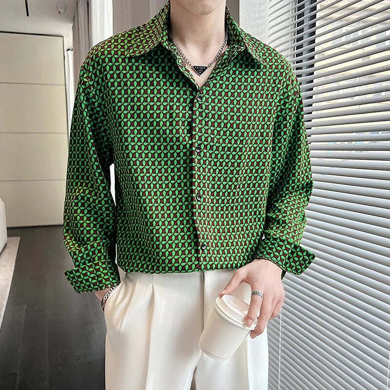 Image of White Polyester Printed Men's Shirt | Mens Casual Shirt | Men Stylish Shirt | Men's Regular Fit | Men Formal Shirt | Men's Slim Fit