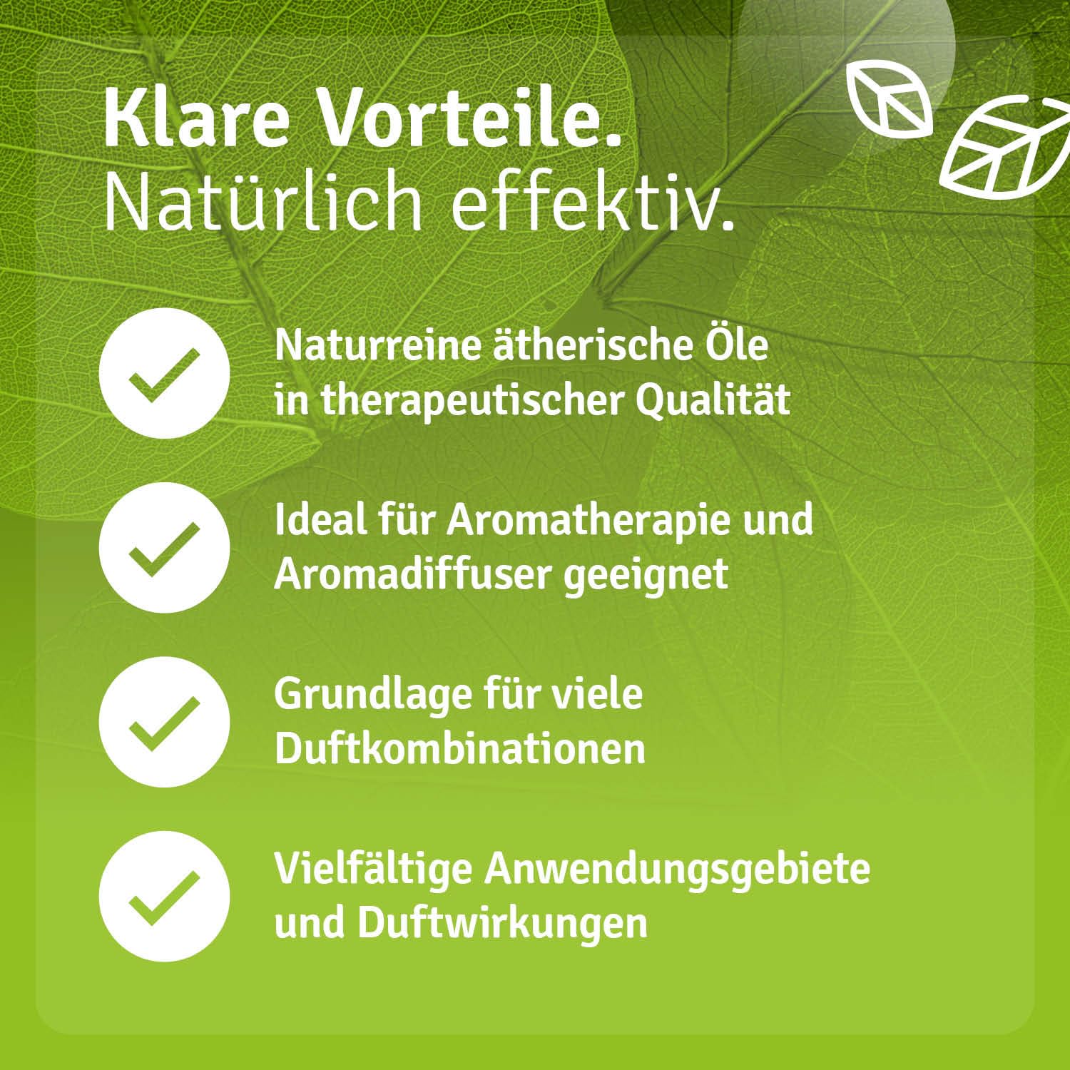 Casida Ätherische Öle Set – 100% naturreine, ätherische Öle - für Aromatherapie Aroma Diffuser, Luftbefeuchter, Hautpflege, Massage - 6x 10ml