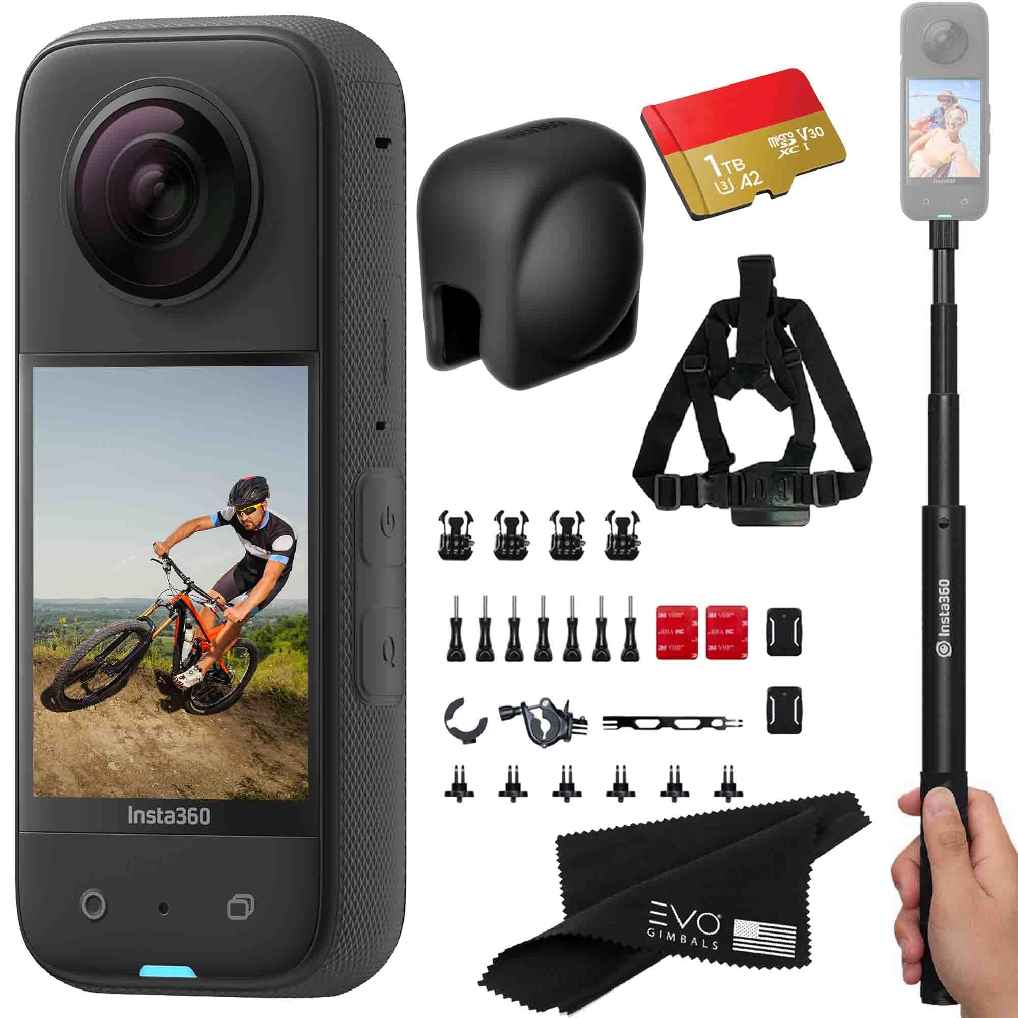 Insta360 X3 - Waterproof 360 Action Camera with 1/2
