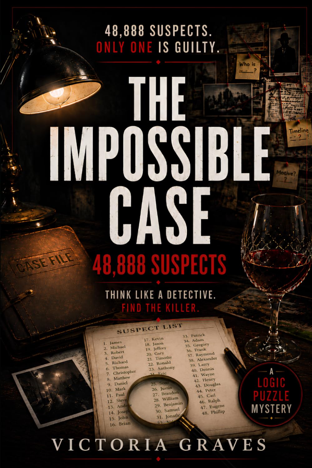 The Impossible Case: 48,888 Suspects: Think Like a Detective. Find the Killer.