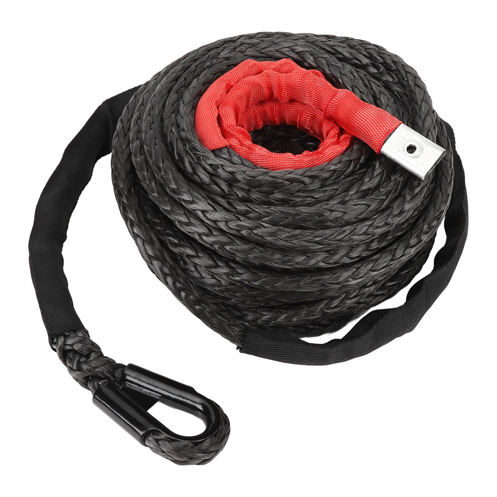 Cable Sintético Duradero 7,5T de Cuerda de Cabrestante para Entusiastas del Aire Libre, Vehículo Todoterreno 4WD