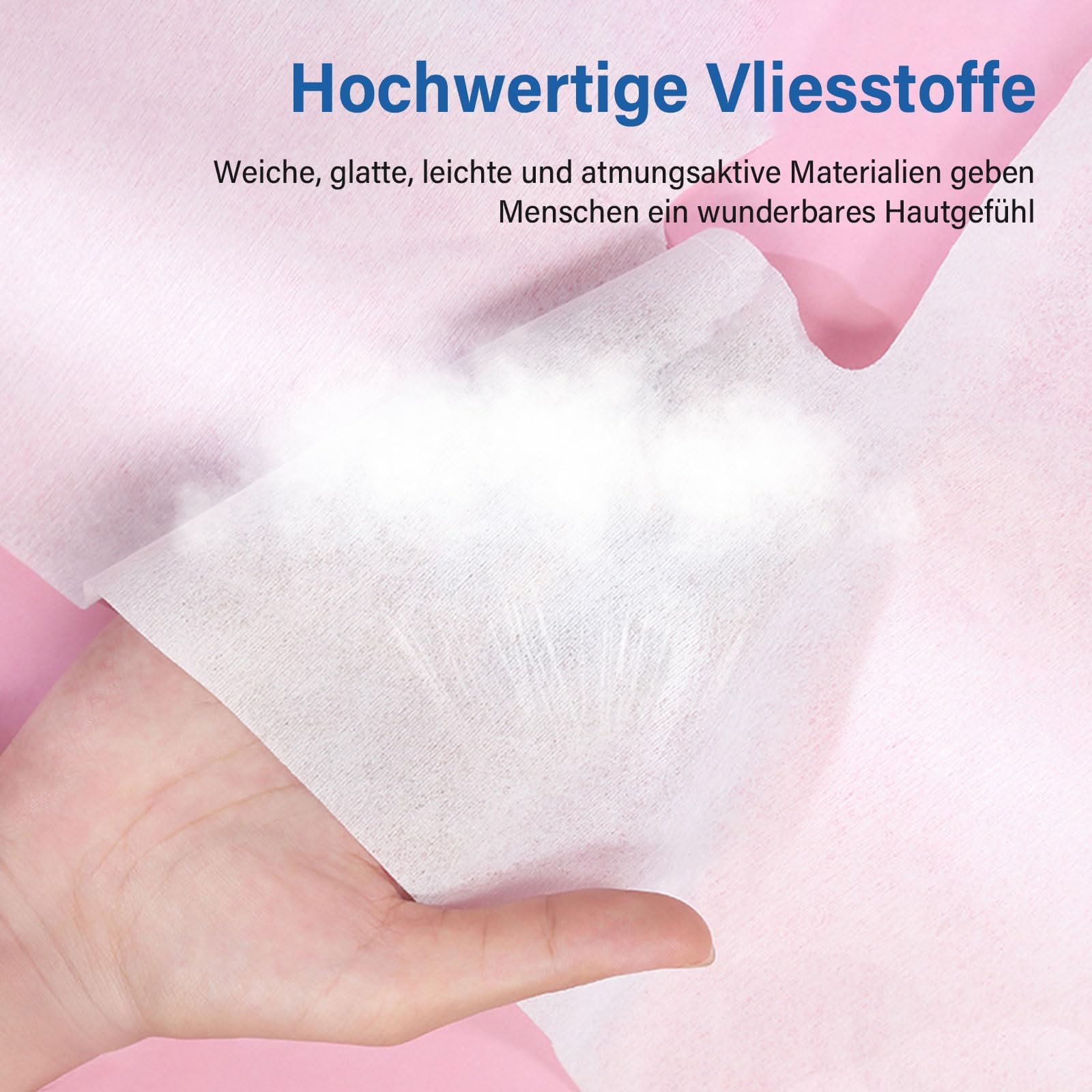 300 Stück Einweg Nasenschlitztücher Massageliege, Gesichtsauflagen für Kopfstützen bei Massagetischen, Massagebänken & Behandlungsliegen, Einweg Nasenschlitztücher für Massageliege Vlies