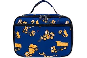 Kids Hard-Lined Lunch Box with Insulated Cooler Bag