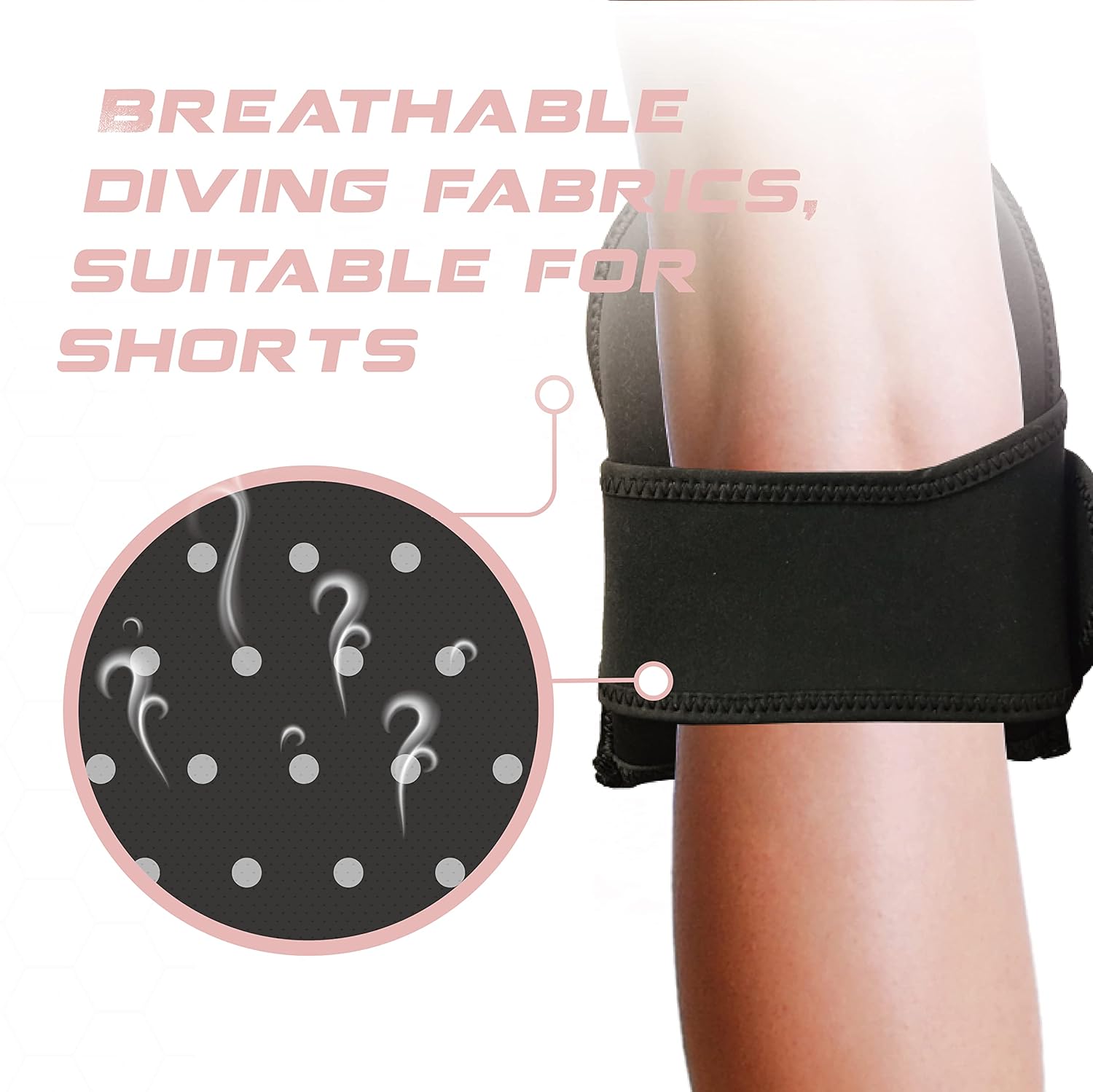 Super Soft Leather Knee Pads for Work with Non-Slip Strap, Shorts Available, Replaceable Inner Cushion for Construction, Garden, Clean, Floor, and Garage, Pink for Woman