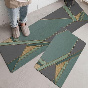 Kitchen Mats, Non-Slip Mat,1PCS Kitchen Rugs, Cushioned Anti Fatigue Kitchen Mats for Floor, Waterproof Kitchen Rug Set for Kitchen, Floor,Office20x31inch