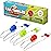 Retro Magic Rail Twirler - 3 Pack - Light Up Magnetic Stocking Stuffers For Kids - Sensory Toy With Spinning Wheel and Flashing LEDs | Rail Twister Vintage Fidget Toy for Adults & Children | 3 Colors