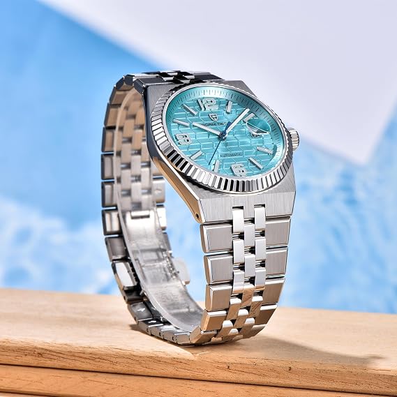 Pagani Design New Men's Wrist Watch Japanese Automatic Movement Stainless Steel Case 10ATM Waterproof Luminous Casual Business Dress Watch with Date