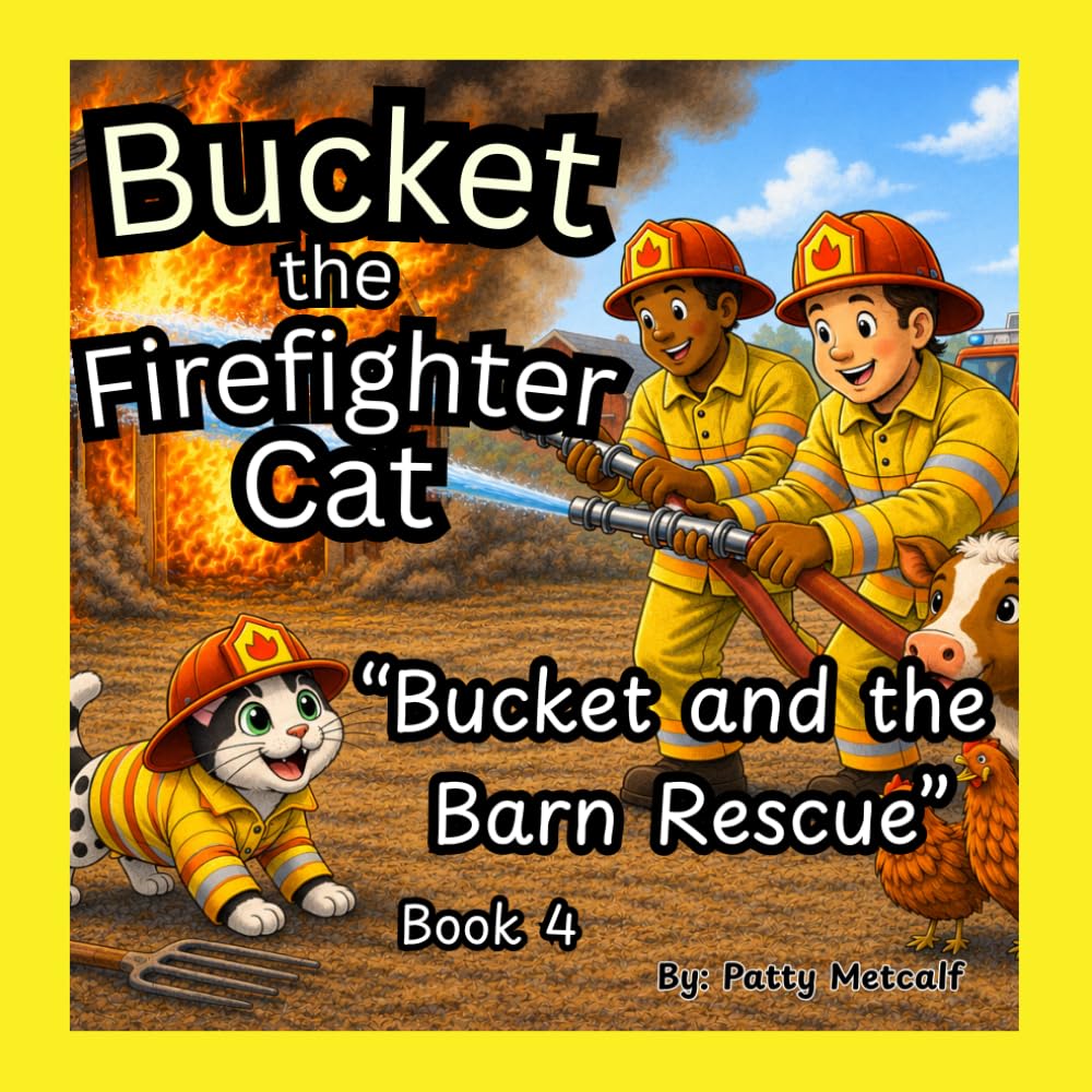 Bucket the Firefighter Cat: "Bucket and the Barn Rescue" - Book 4