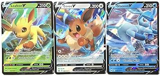 Eevee V Leafeon V Glaceon V - Crown Zenith PokÃ©mon Card Set - 108/159 013/159 038/159