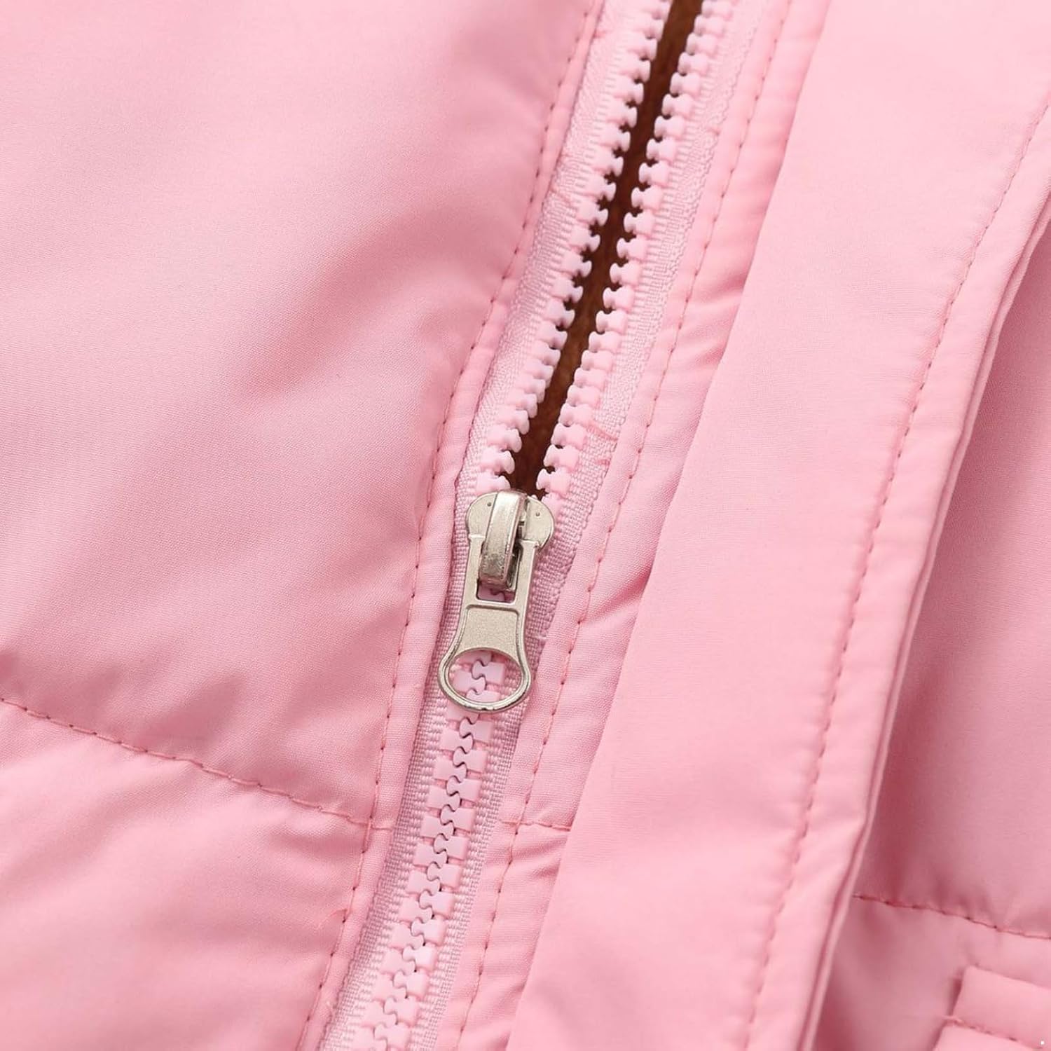 Kaerm Toddler Winter Coat Boys Girls Down Jacket Fleece Lined Long Sleeve Hooded Puffer Jackets with Pockets