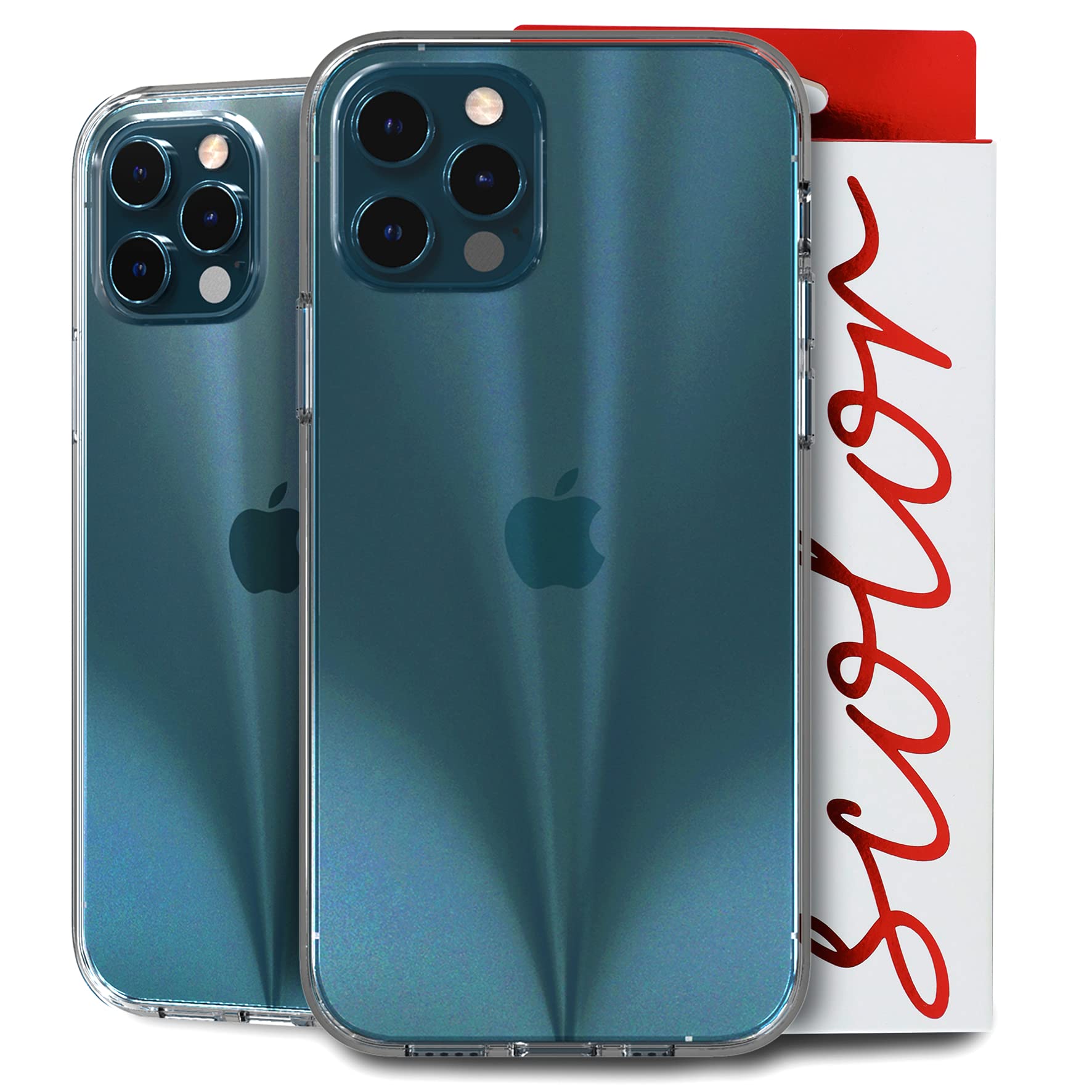 SCOLOR Illusion case for Apple iPhone 12 Pro Max Clear Designed case with 3D Unique Pattern & Non-Yellowing & Slim fit