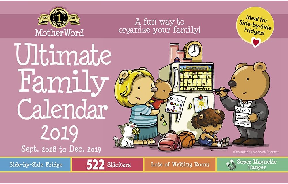 MotherWord Magnetic-English Motherword Magnetic (2019) Calendar