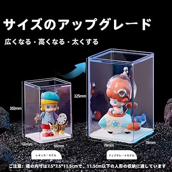 ☆フィギュアケース アクリル クリアディスプレイボックス 15×15×25 Amazon.co.jp: フィギュアケース 4個入れ クリア ディスプレイ
