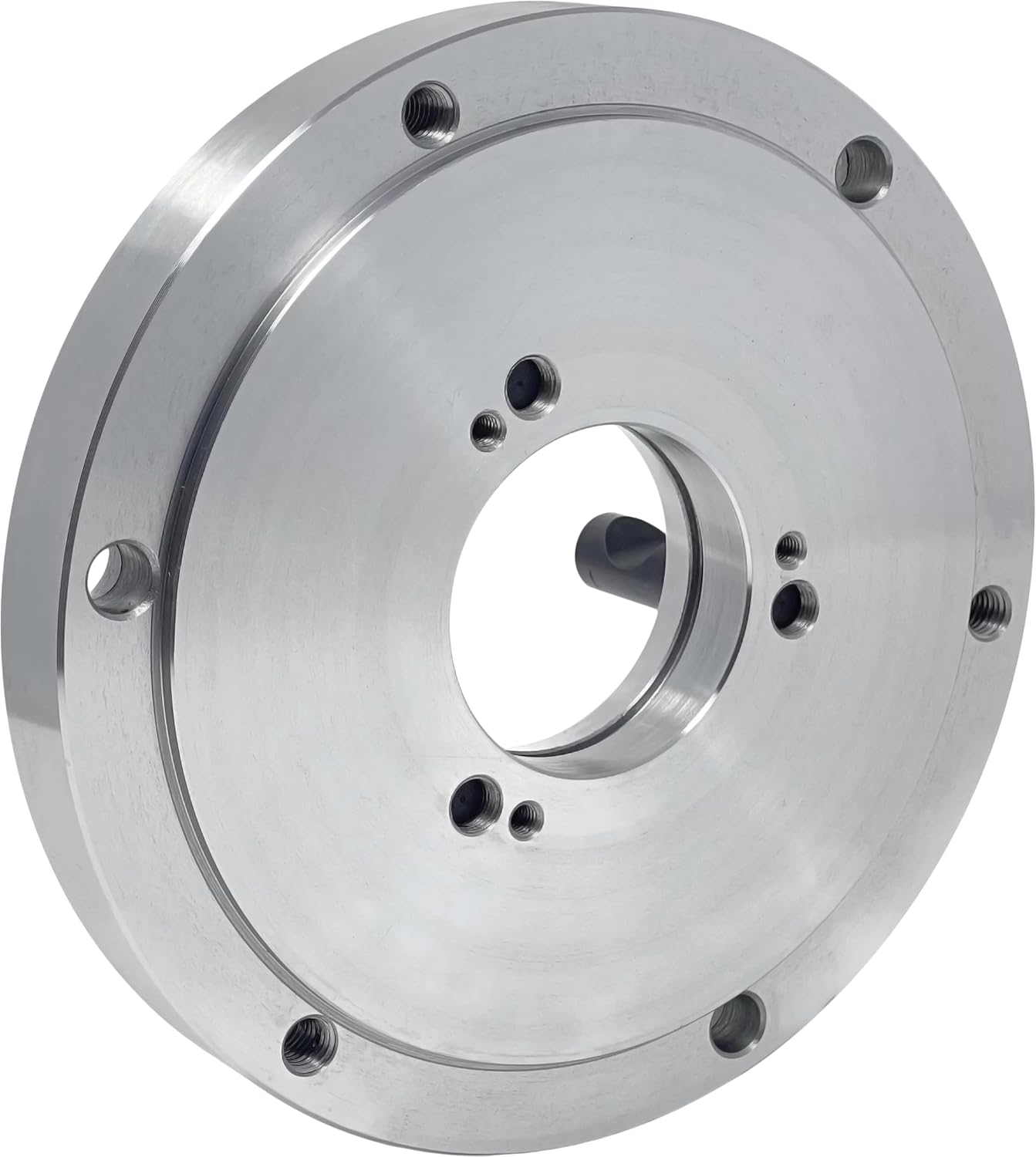 CME 8" 3-Jaw Self-Centering (Scroll) Lathe Chuck with D1-4 Camlock Backing Plate, Two-Piece Reversible Jaws
