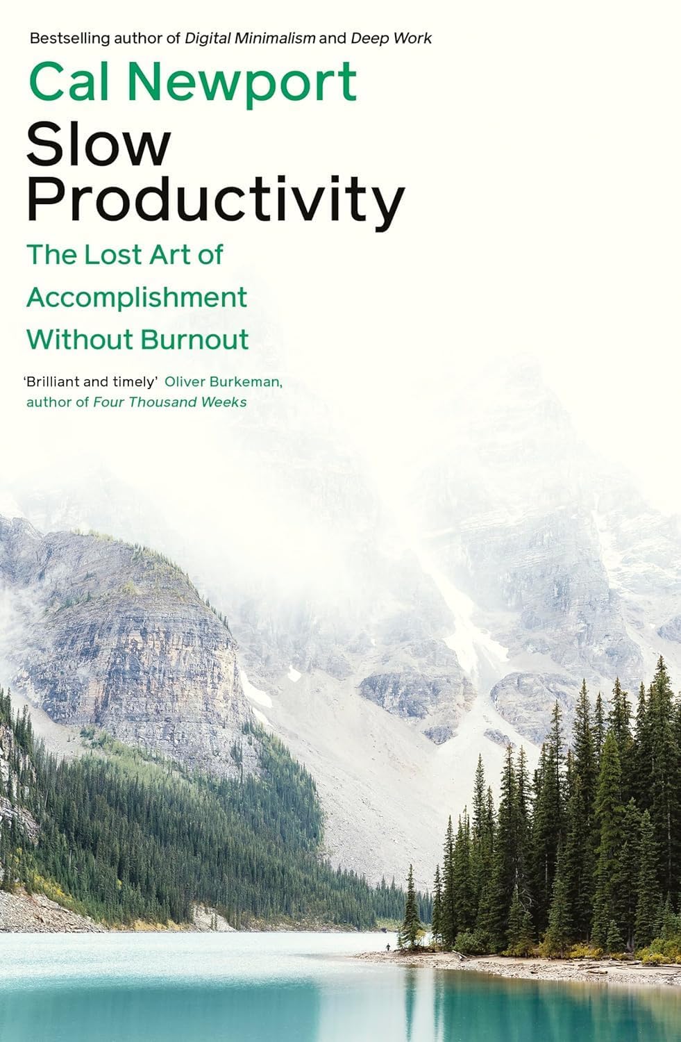 Cal Newport Collection 4 Books Set (Slow Productivity, Deep Work, Digital Minimalism & So Good They Can't Ignore You)