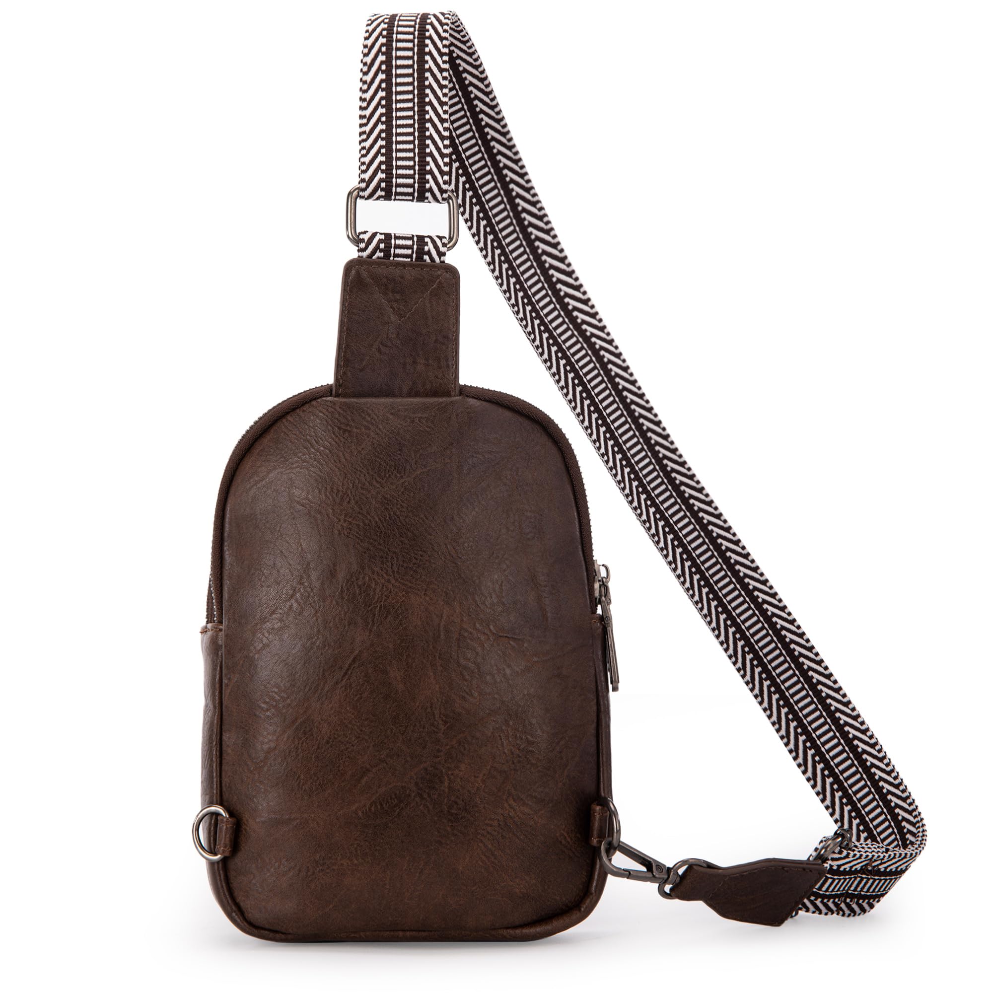 WG87-324 Wrangler Sling Bag/Crossbody/Chest Bag - Beige-Brown - MONTANA WEST U.S.A