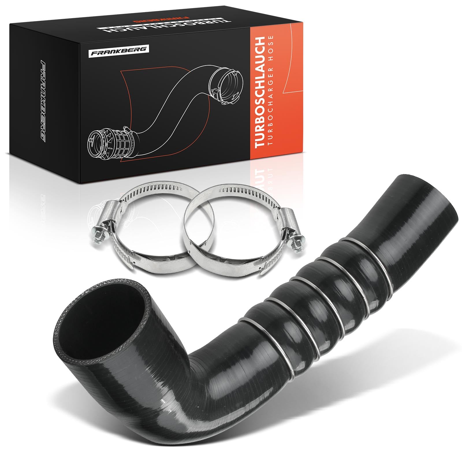 Frankberg Tubo intercooler tubo turbo lato inferiore destro 4F0145738F | Compatibile con: A6 Allroad 4FH, A6 4F2, A6 Avant 4F5