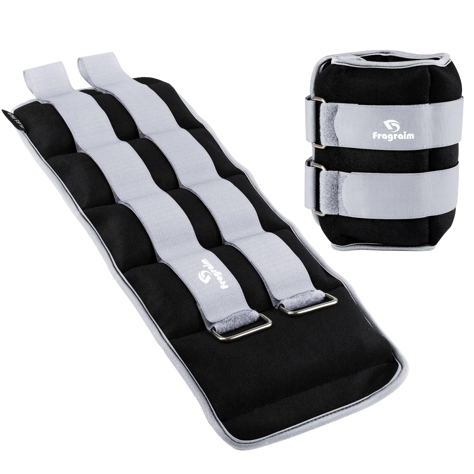 Pesi Caviglia per Donne, Uomini e Bambini - 1/2/3/4/5/6/10KG 1 Paio di Pesi per Polso/Gamba/Braccio per Allenamento Alla Forza con Cinghia Regolabile per Jogging, Ginnastica, Aerobica, Fisioterapia