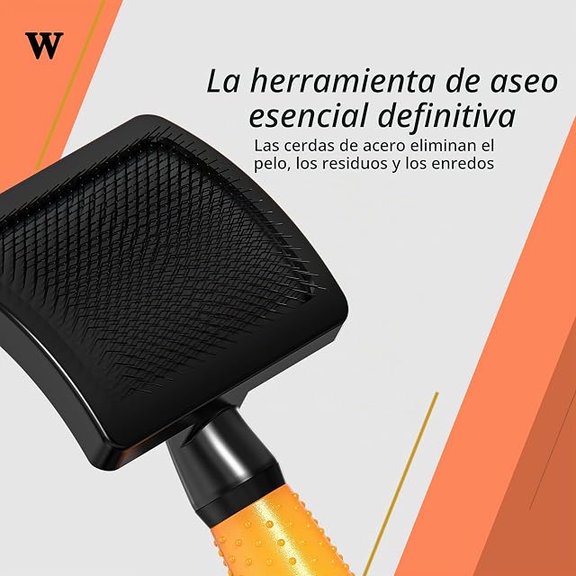 Foto 2 de 8 de Wahl Cepillo Carda Pequeño para Perros y Gatos, Cerdas de Acero